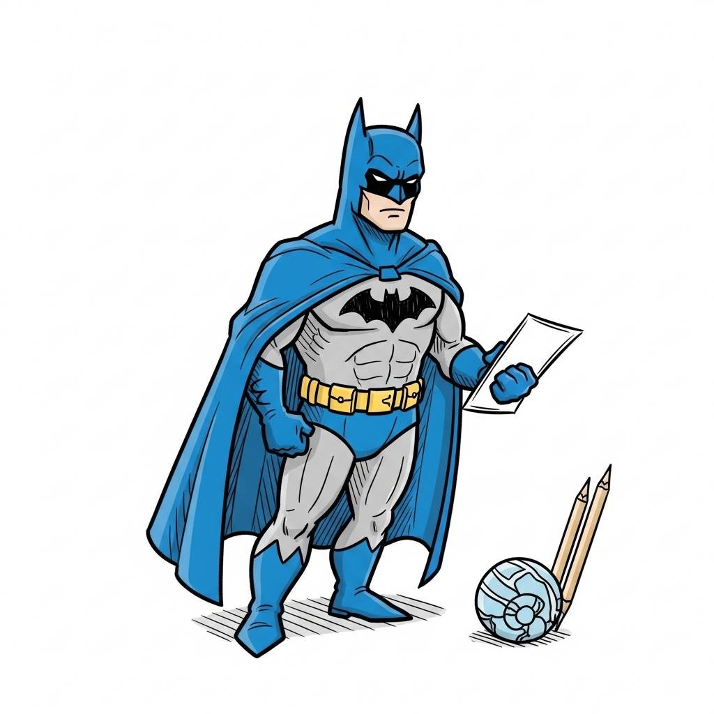 Batman Drawing Easy Doodle