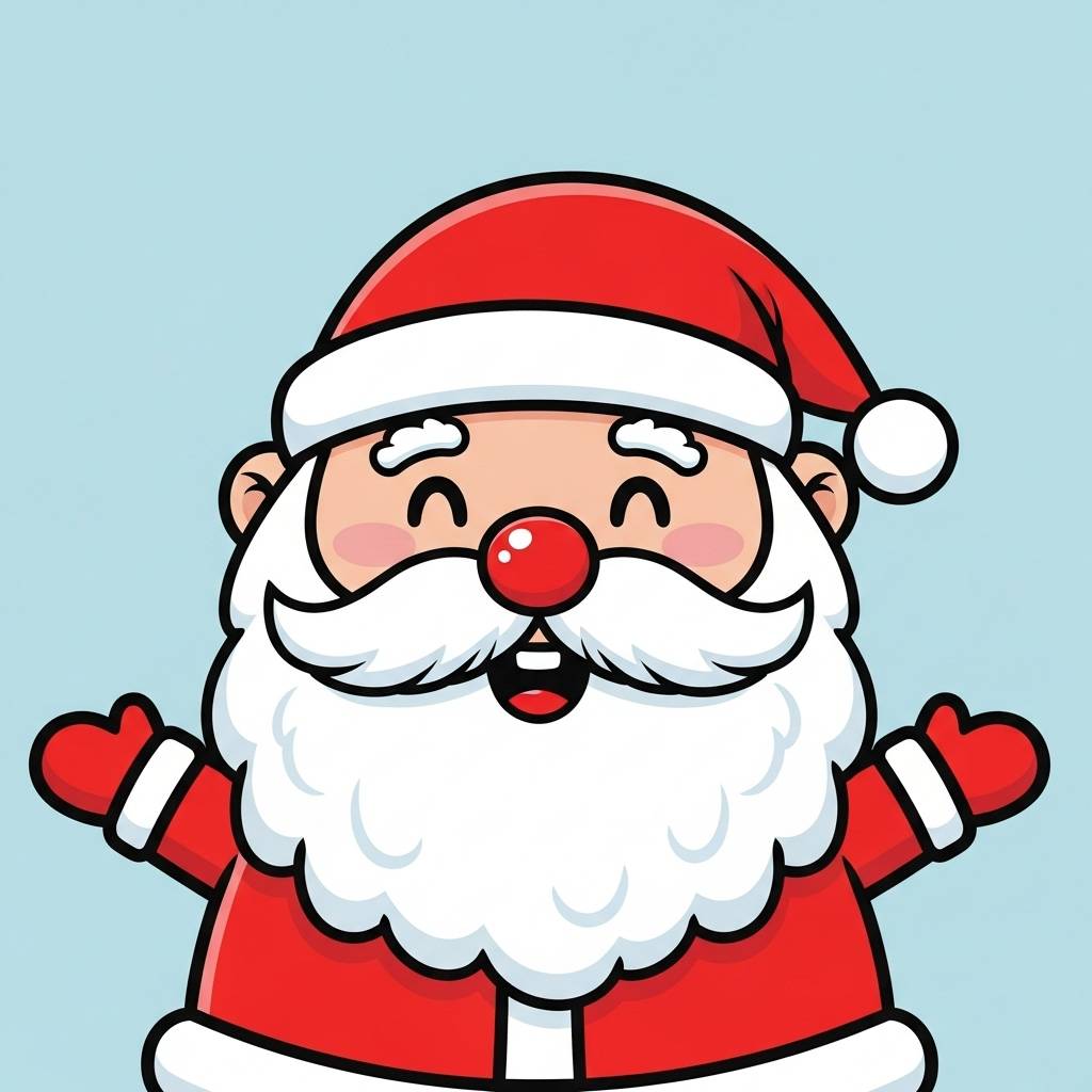 Christmas Drawing Easy Santa Claus for Kids