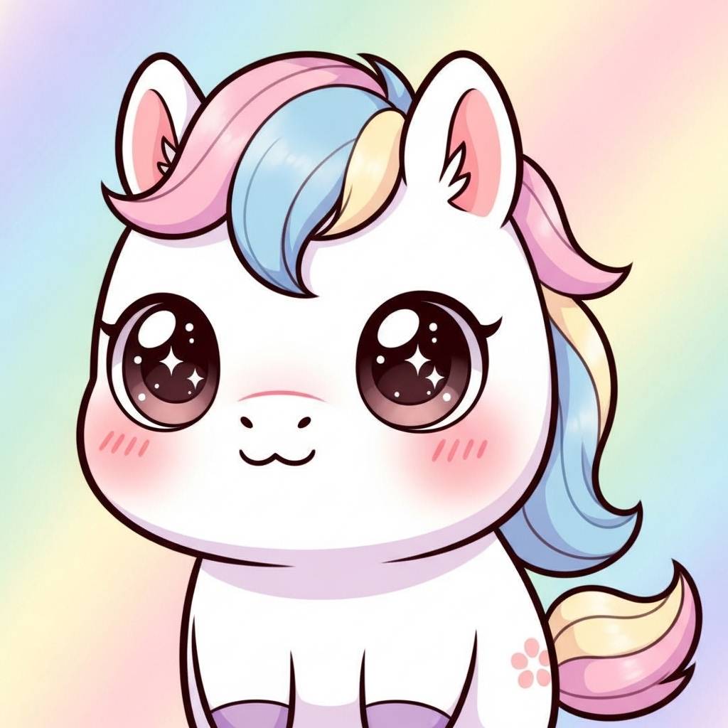 Stuff to Draw: Kawaii Horse Drawing for Kids