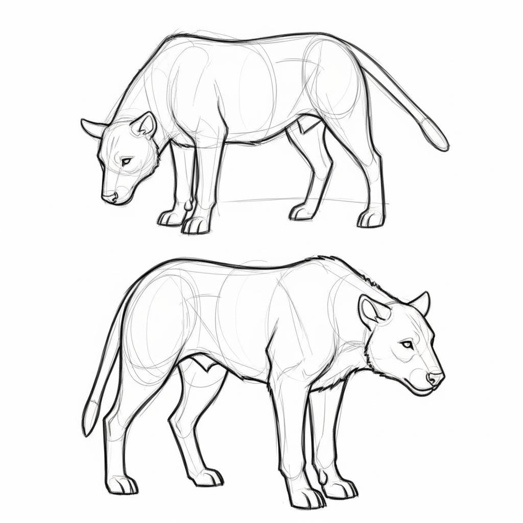 Things to Draw when bored: Simple Horse Drawing Easy Step by Step