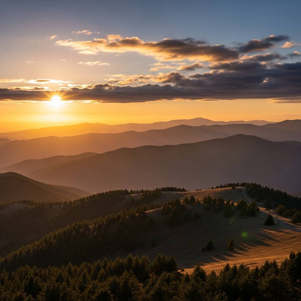 Things to Draw when bored: Simple Mountain Landscape for Beginners